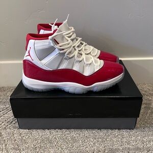 Jordan Retro 11 Cherry (varsity red) size 11 with box. Like brand new